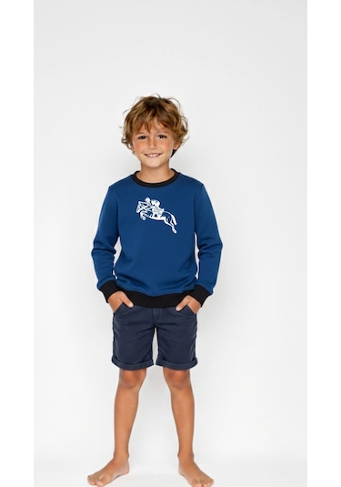 Coupon Çocuk Sweatshirt / Logo Baskılı Parlament