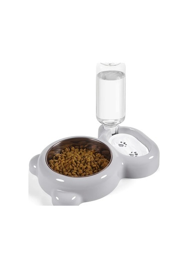 Honeybeeshop Mor Rengi Evcil Hayvanınızı Susuz Bırakmayacak Çift Kase Seti Ve Otomatik Su Dispenseri