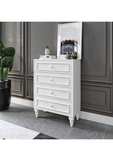 Romantic 4 Çekmeceli Şifonyer %100mdf