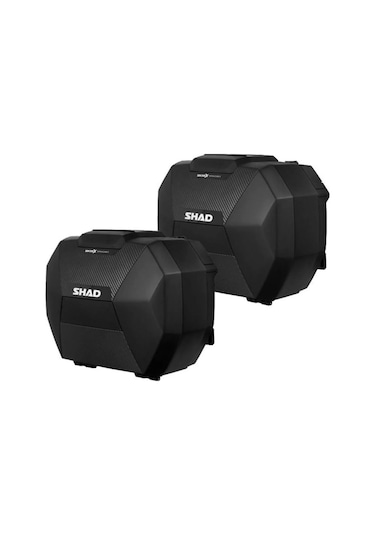 Motosiklet Shad Adventure Yan Çanta Takım Genişleyebilir 38+38 Lt Carbon Renkli