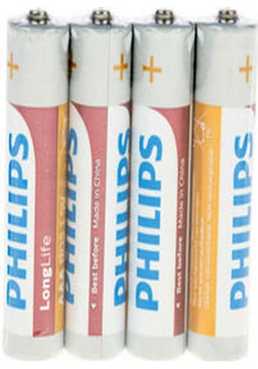 Philips Pil Kumanda Pil Longlife Çinko Aaa X4 4lü