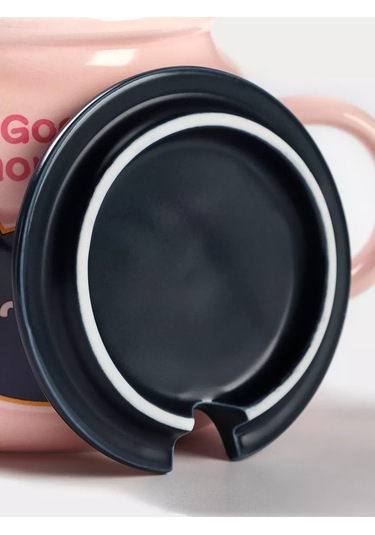 Skyphos Çay Ve Kahve İçin Hediye Kupası 450 Ml "iyi Sabahlar" 178971974 Siyah