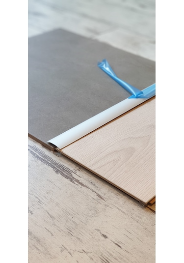 38 Mm Parke Kapı Eşik Profili 90 CM ve Diğer Her Ebat Eşik Profili Gri 90  CM