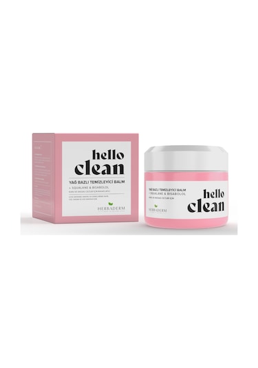 Herbaderm Hello Clean Kuru ve Hassas Ciltler İçin Yağ Bazlı Temizleyici Balm 100 ML