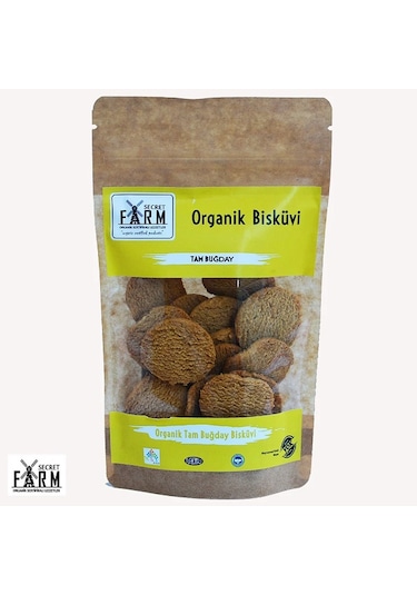 Organik Tam Buğday Bisküvi 100gr-3251