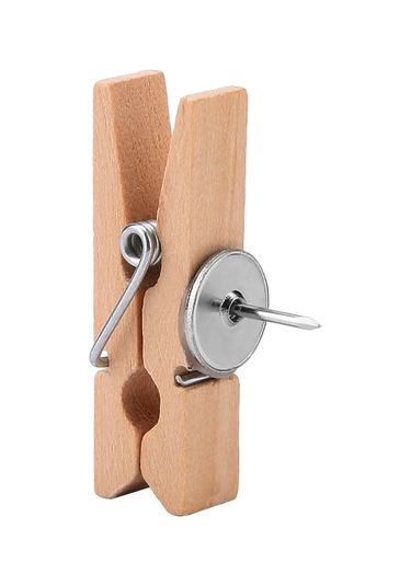 Hombey Ahşap Fotoğraf Tutucuları 35x7mm - 50 Adet Kutu - Duvar/ofis Dekorasyonu - Dayanıklı Ahşap Malzeme