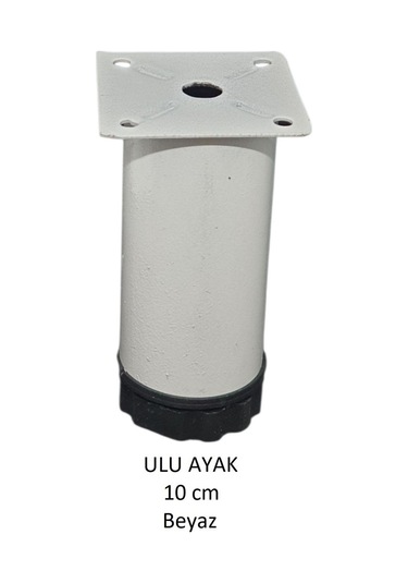 Ulu Ayak 10cm Vidalar Dahil Beyaz Beyaz