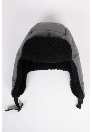 DeFacto Erkek İçi Suni Yünlü Hunter Şapka C7194AX24WNGR2