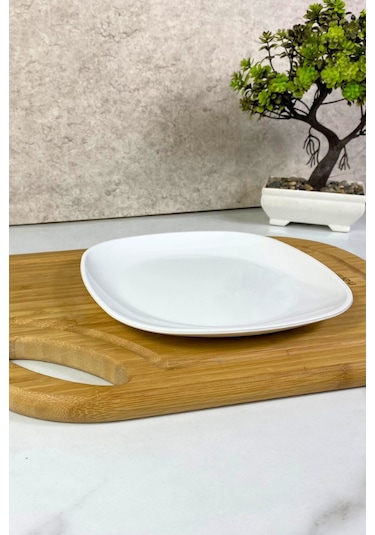 18cm Kare Servis Tabağı Polikarbon Oval