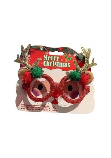 Lijinxu Magideal Yılbaşı Gözlük Yaratıcı Kardan Altın-boynuzlar