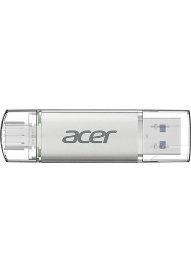 Acer 256gb Usb 3.2 Ut300-256gb Usb-a+usb-c Çift Taraflı Metal Flash Bellek