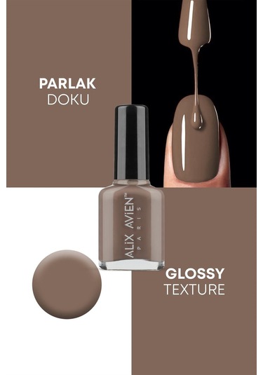 Alix Avien Nude Oje 52 Yüksek Pigmentli Uzun Süreli Kalıcılık Hızlı Kuruma Nail Lacquer 52