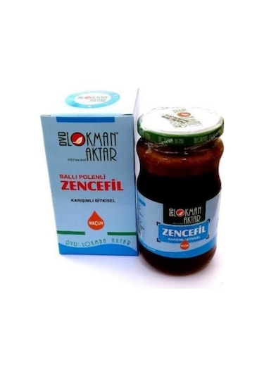 Lokman Aktar Ballı Polenli Zencefil Karışımlı Bitkisel Macun 380 G