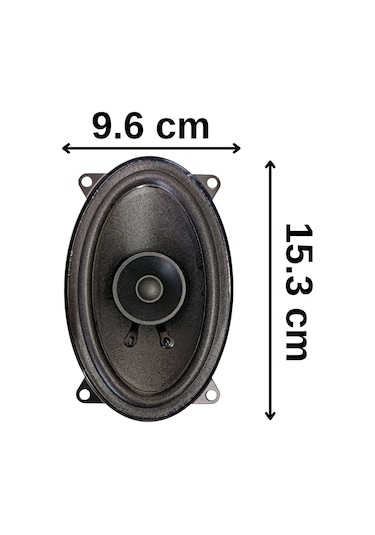 Renault 9 Oval Oto Hoparlör 4x6 9,6x15,3 Cm 4 Ohm 100 Watt