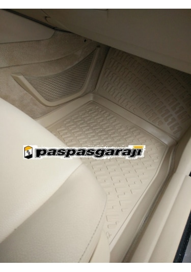 Bmw 5 Serisi F10 Bej 3D Havuzlu Paspas 2013-2017 Arası