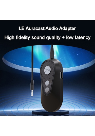 Lemestar Bluetooth 5.4 Ses Adaptörü - Yüksek Kaliteli Ses, Düşük Gecikme, 20m Uzaklıkta Çok Cihaz Bağlantısı, Plug & Play, Tv/bilgisayar Uyumlu