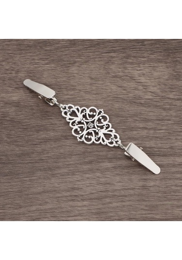 Moda Retro Yeni Ördek Klips Tokalar Kazak Bluz İğnesi Şal Broşu Hırka Klipsi Antik Gümüş