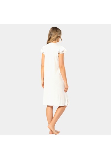 Türen Kadın Gecelik 3284/krem Çok Renkli