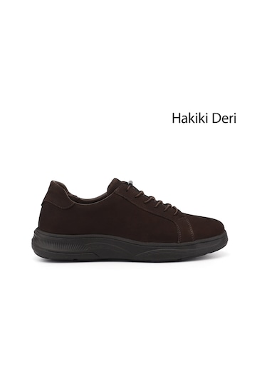 Gönderi(R) Gönderi R Erkek Kahve Nubuk Bağcıklı Hakiki Deri Sneaker Ddma85142873