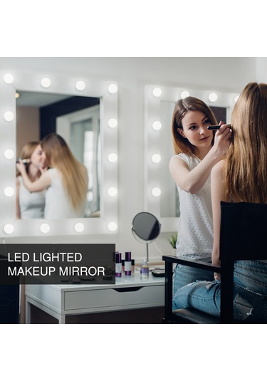 Shineyee "profesyonel Hollywood Stili Led Aydınlatma Seti - Ayarlanabilir Parlaklık, Usb Şarjlı Makyaj Aynası Işığı"