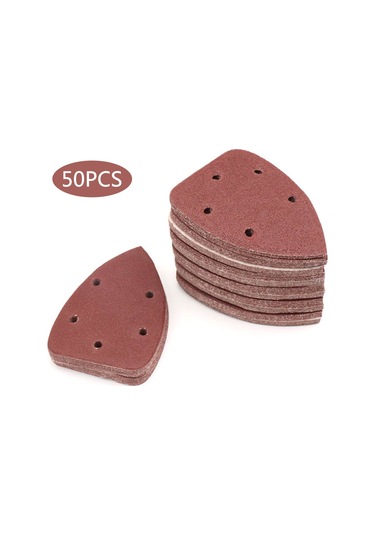 50 Adet Fare Zımpara Sayfaları Diskler Zımpara Pedleri E13164