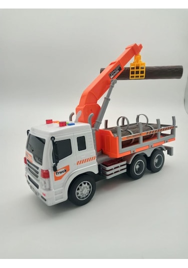 Ceren Ctoys Sesli Işıklı Kütük Taşıyıcı Vinç Kamyon Wy300f