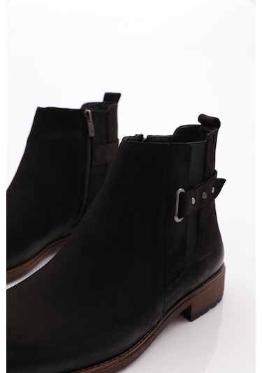 Dgn 8706 Erkek Klasik Bot 8706-1219-R1627 Siyah