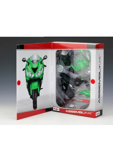 Kawasaki Ninja ZX 14 R 1:12 Model Motosiklet Yap Boz Birleştir
