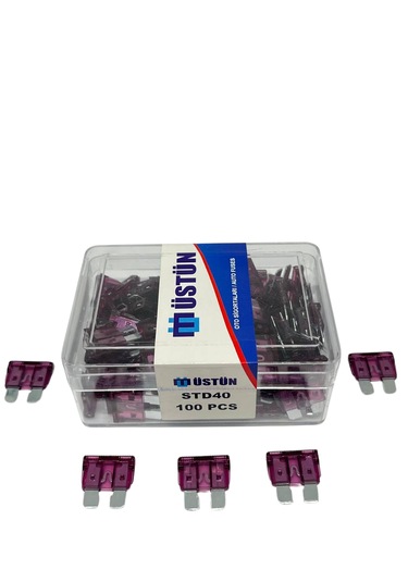 Standart Bıçak Sigorta 40 Amper 100 Adet Standart Boy Oto Sigorta