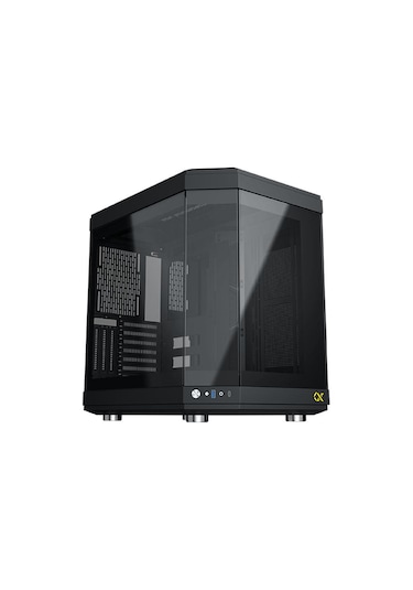 Xigmatek En41938 Cubı Siyah Type-c+3 Yön Temperli Cam 6x12cm Argb E-atx Gaming Oyuncu Kasa