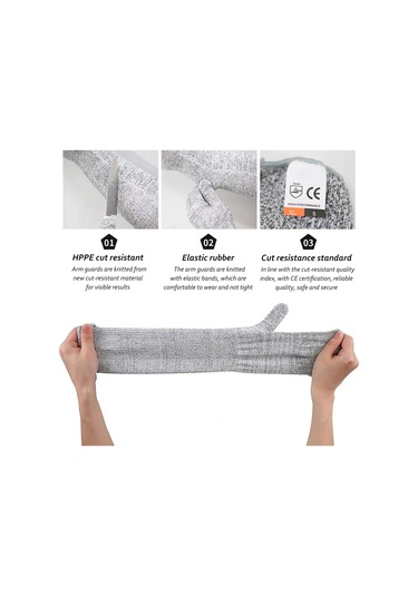 Homyl Kesilmeye Dayanıklı Eldivenler Yard Camping Için Xl