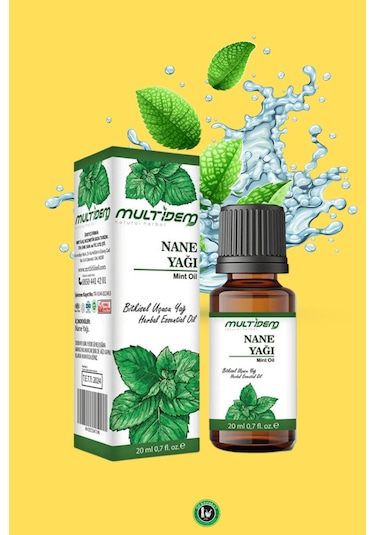 Multidem Uçucu Bitkisel Nane Yağı 20 ML