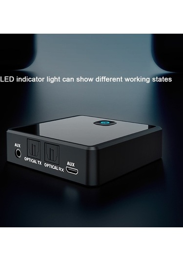 Ebitda Fiber Optik Bluetooth 5.0 Ses Verici Alıcısı Adaptör - Kablo Ve Bt Cihazları Bağlantısı