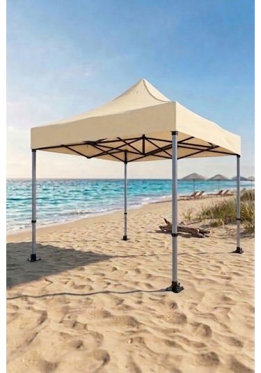 Reyo 3 3 Bagaj Boy Premium Krem Katlanır Çardak 115cm Krem