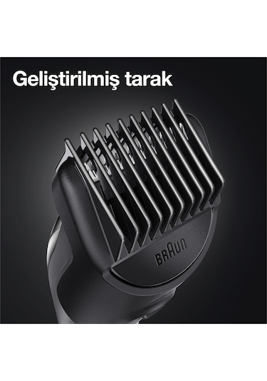 Braun BT 3321 Ayarlanabilir Taraklı Saç & Sakal Şekillendirici
