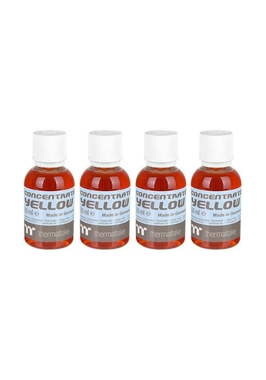 Thermaltake Premium Konsantre Bilgisayar Soğutma Sıvısı 50ML Sarı 4'lü