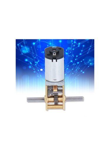 Dianziye 12v D Çapraz Metal Redüksiyon Motoru - Yüksek Dayanıklı, Düşük Gürültü - Dıy Robot Oyuncakları, Akıllı Oyuncaklar İçin 136 Devir/dakika