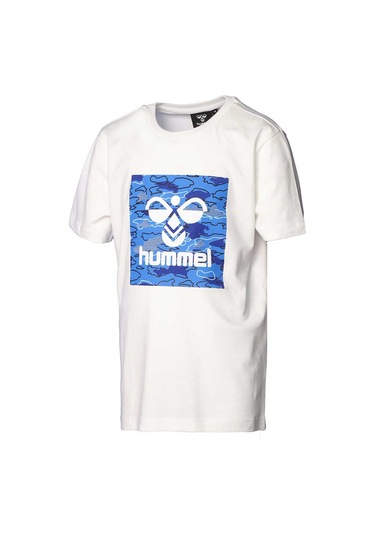 Hummel Adams Çocuk Tişört 911646-9003 Beyaz