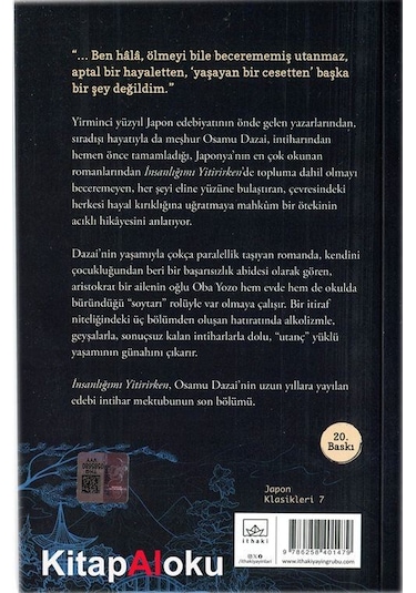 Osamu Dazai, İnsanlığımı Yitirirken + Yu Hua, Yaşamak 2 Kitap...