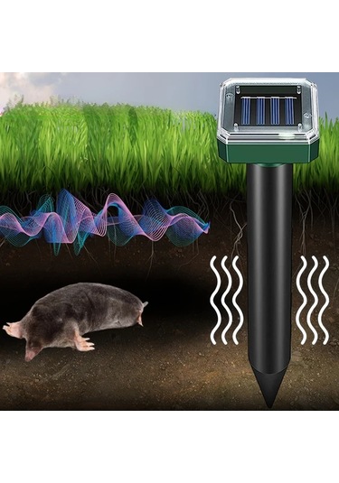 Boatshop1 4 Adet Solar Kemirgen Kovucu Bahçe Ve Avlu İçin Sincap Fare Ultrasonik Hayvan Kovucu 4pcs
