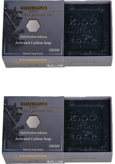 Hmd Bitkisel Kozmetik Aktif Karbon Sabunu 2 x 125 G