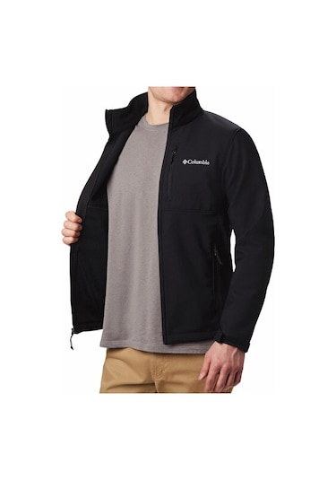 Columbia Ascender Softshell Jacket Erkek Günlük Rüzgarlık 1556534007 Siyah Siyah