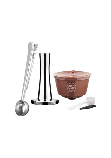 Kahverengi İ Cafilas Dgpc03 Yeniden Kullanılabilir Doldurulabilir Kahve Kapsül Filtresi Gı Krema Yapımcısı Kahve Mk. Aks. 56600397