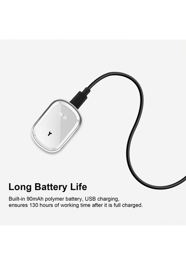 Geekyou M1 Siyah Sayısal Göstergesiz Ultrasonik Pestisit-free Sünger Bileklik, Çocuklar İçin Dışarıda Taşınabilir Batarya İle Çalışan Kovucu Cihaz