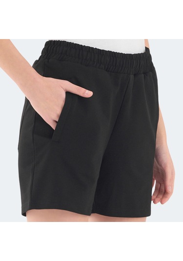 Slazenger RAMLAH I Kadın Cepli Siyah Şort
