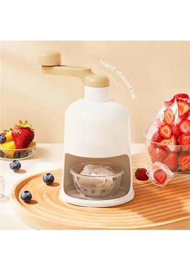 Wondernest Paslanmaz Manuel Makine Kırıcı Jialan Çelik Buz Buz Bıçaklar Beyaz Qz Beyaz