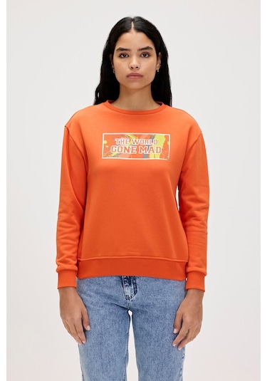 Bad Bear Re-carina Turuncu Kadın Sweatshirt-orange Orange