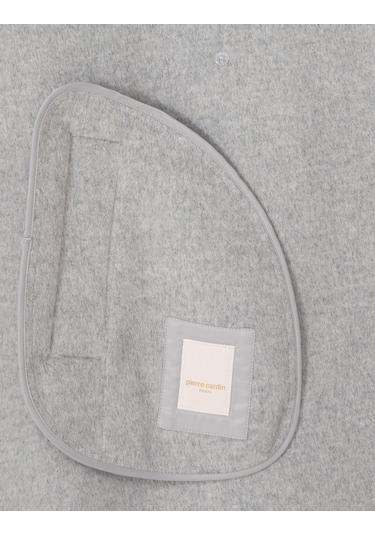 Pierre Cardin Kadın Açık Gri Melanj Kaban 50308929-vr091 Açık Gri Melanj