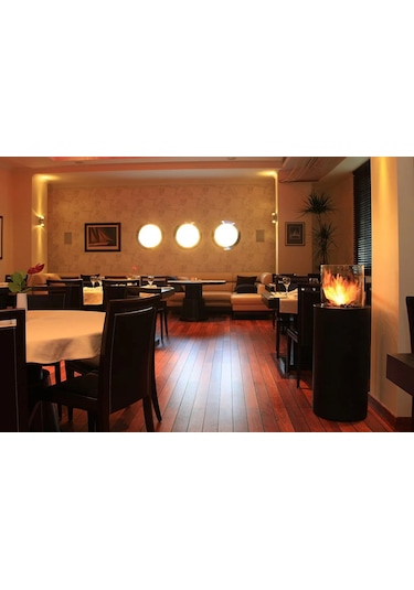 Starfire Torch Bioethanol Taşınabilir Şömine Siyah