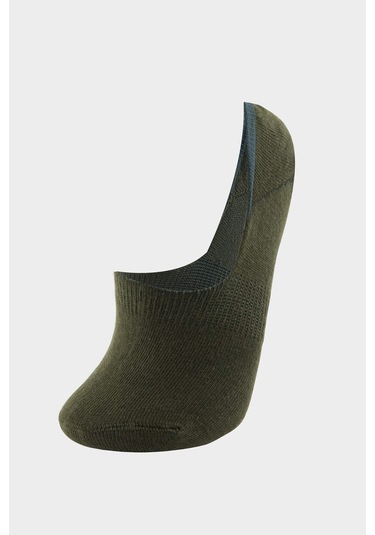 Defacto Kadın Görünmez 3lü Pamuklu Babet Çorap T6922aznsgn157 Yeşil